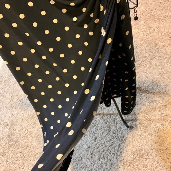 Lauren by Ralph Lauren, Polka Dot Jersey Dress - Picture 4 of 8